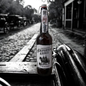 Machdeburjer Puparschknall Bügelflasche